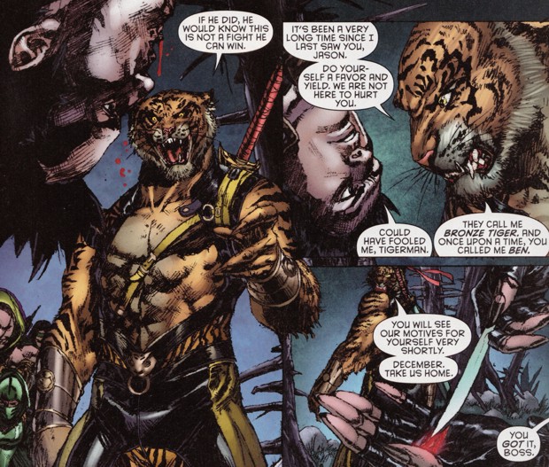 New 52 Bronze Tiger again (who is not a weretiger. 